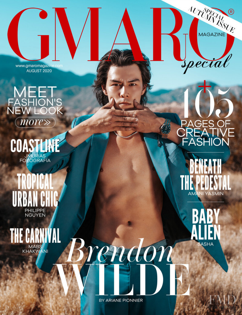 Brendon Wilde featured on the Gmaro Magazine cover from August 2020