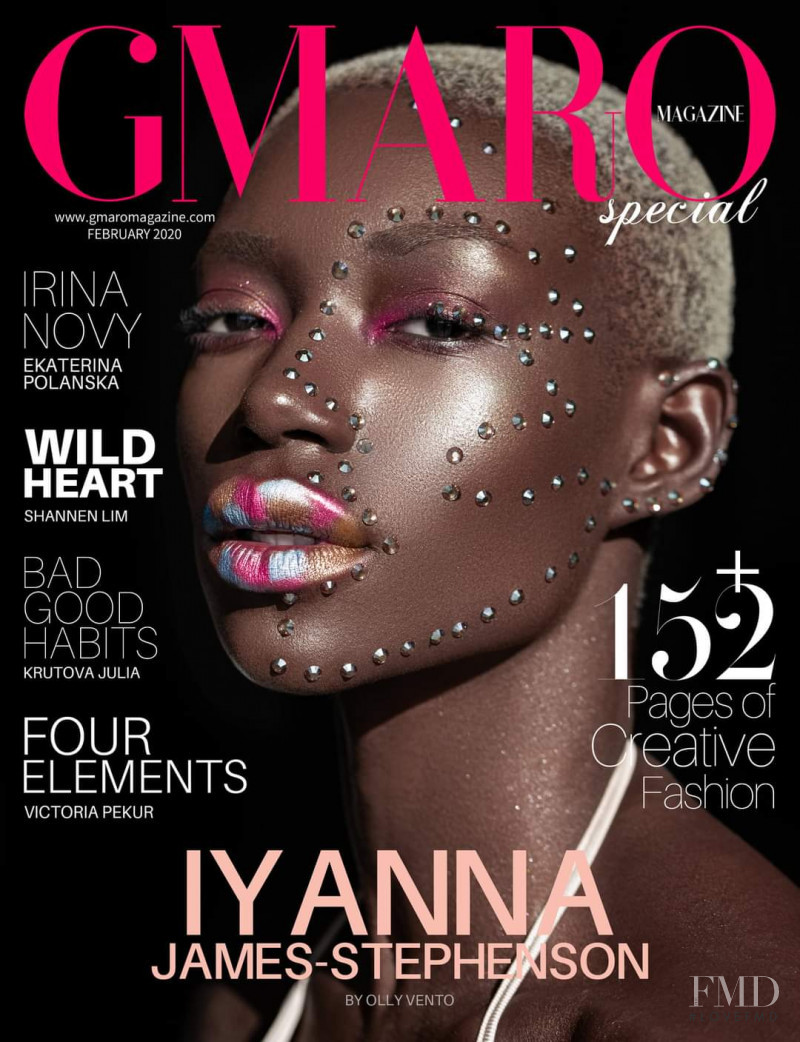 Iyanna James-Stephenson featured on the Gmaro Magazine cover from February 2020
