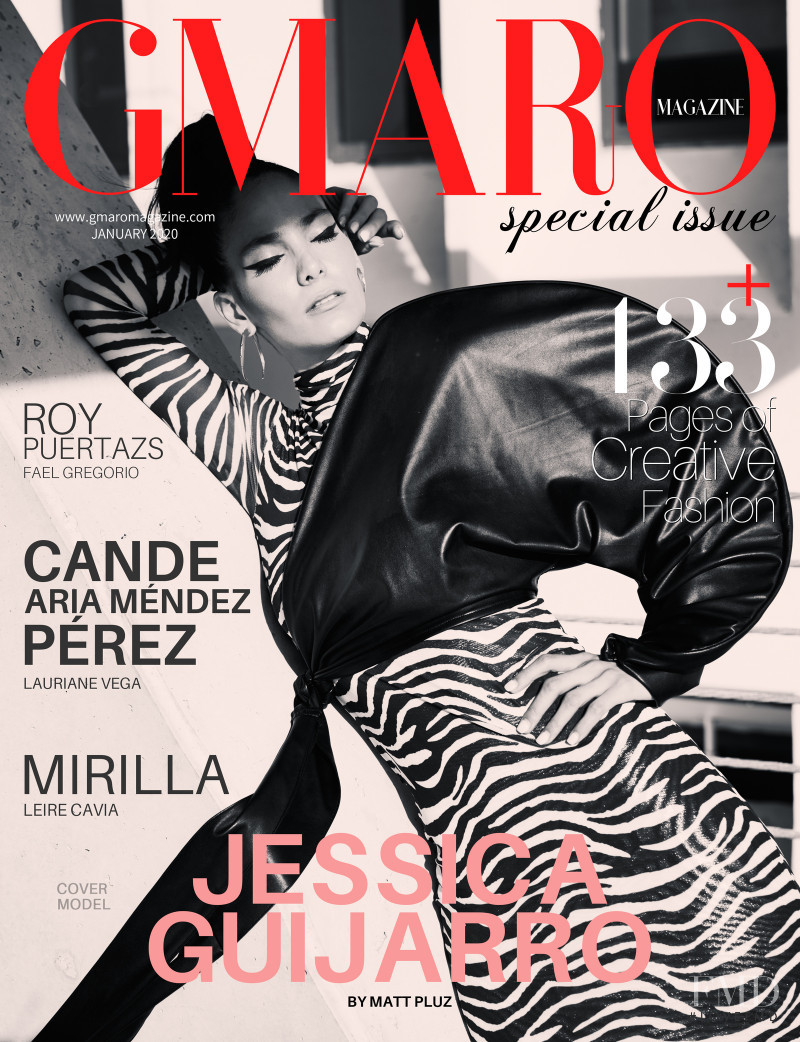 Jessica Guijarro featured on the Gmaro Magazine cover from January 2020