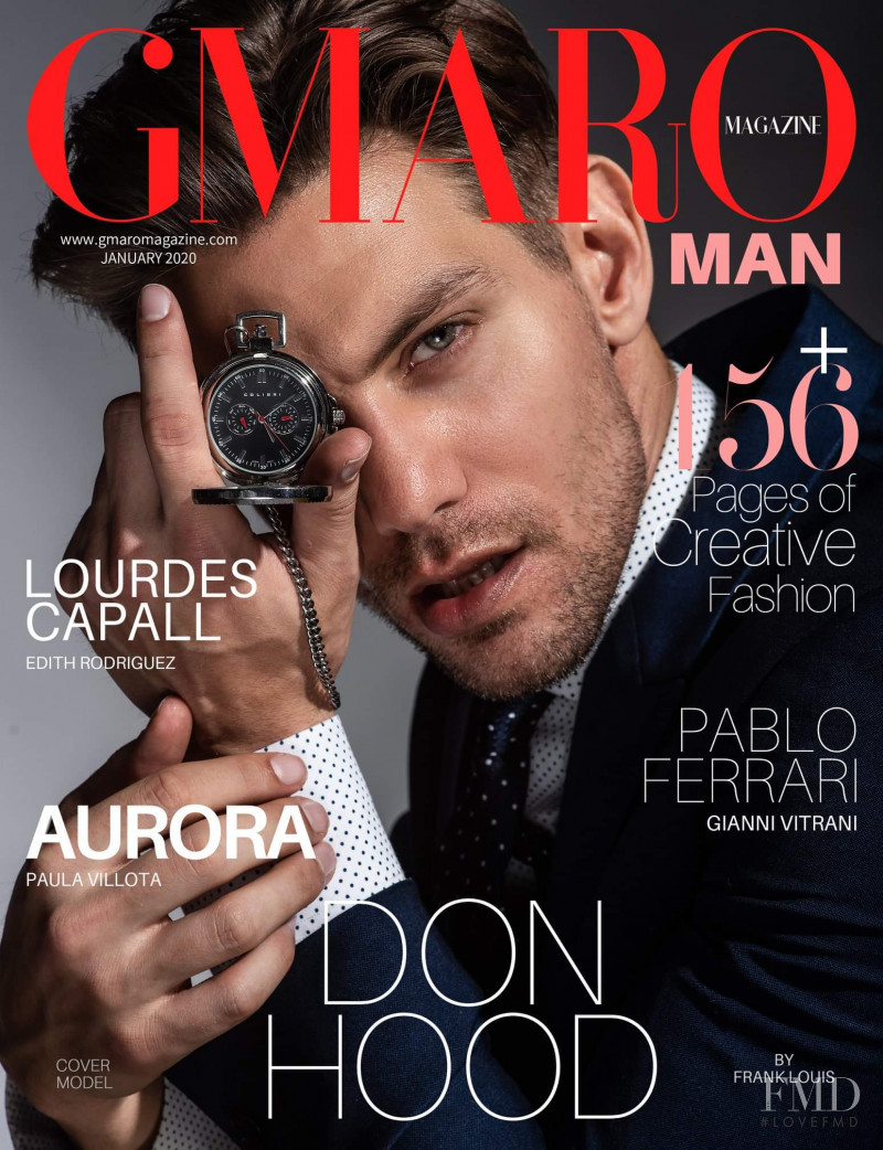 Don Hood featured on the Gmaro Magazine cover from January 2020