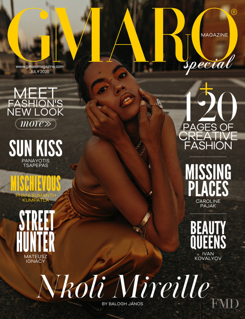 Nkoli Mireille featured on the Gmaro Magazine cover from July 2020