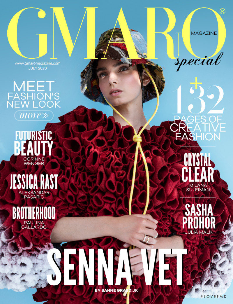 Senna Vet featured on the Gmaro Magazine cover from July 2020
