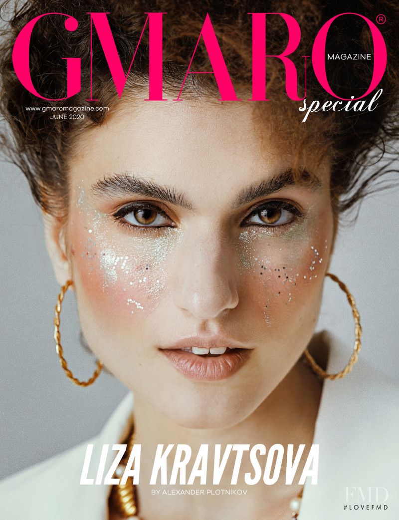 Liza Kravtsova featured on the Gmaro Magazine cover from June 2020