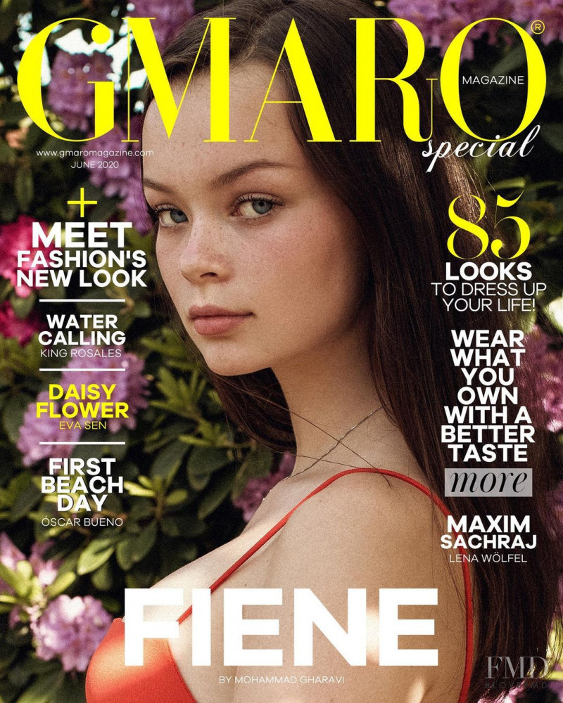 Fiene Hofer featured on the Gmaro Magazine cover from June 2020