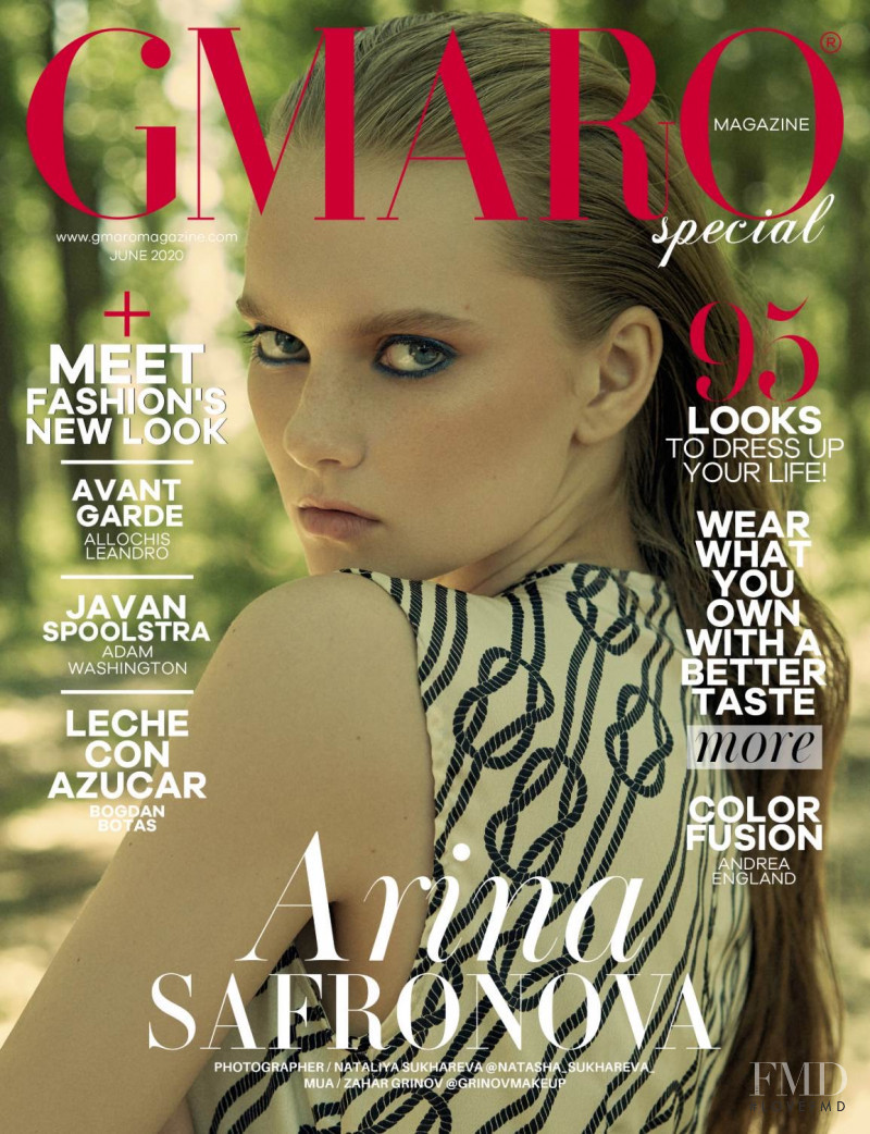 Arina Safronova featured on the Gmaro Magazine cover from June 2020