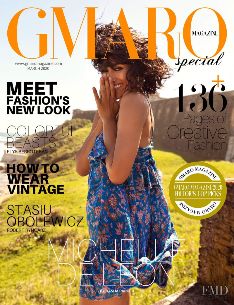 Michelle de Leon featured on the Gmaro Magazine cover from March 2020