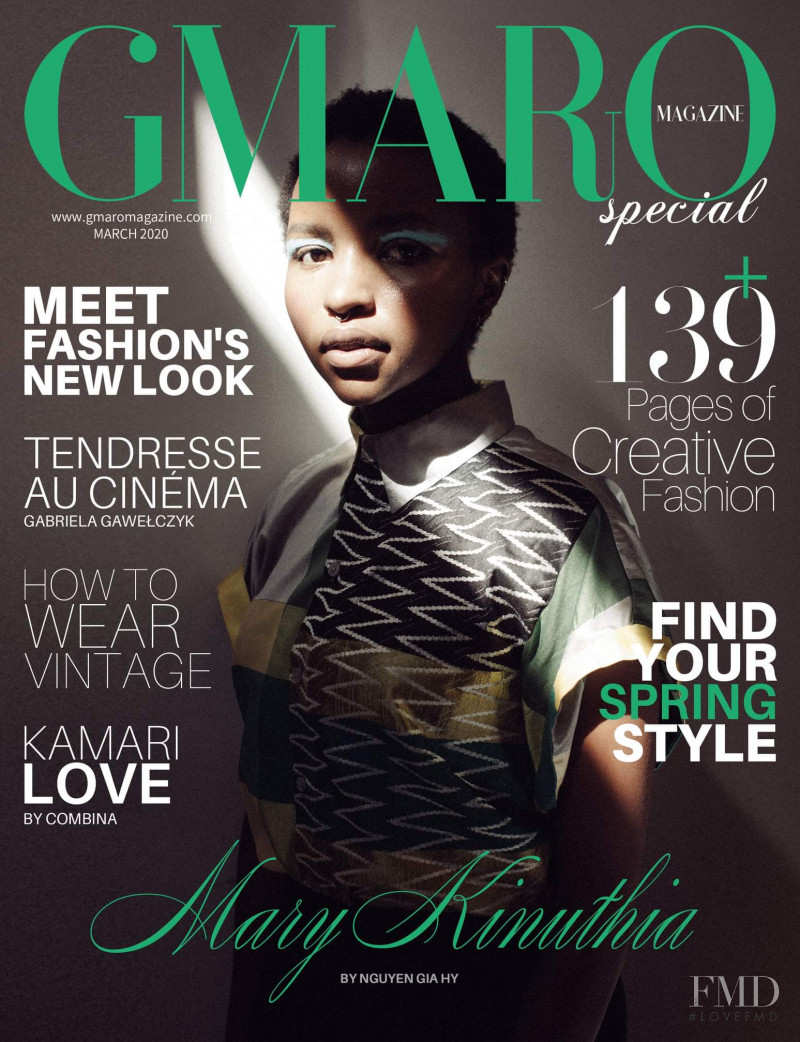 Mary Kinuthia featured on the Gmaro Magazine cover from March 2020