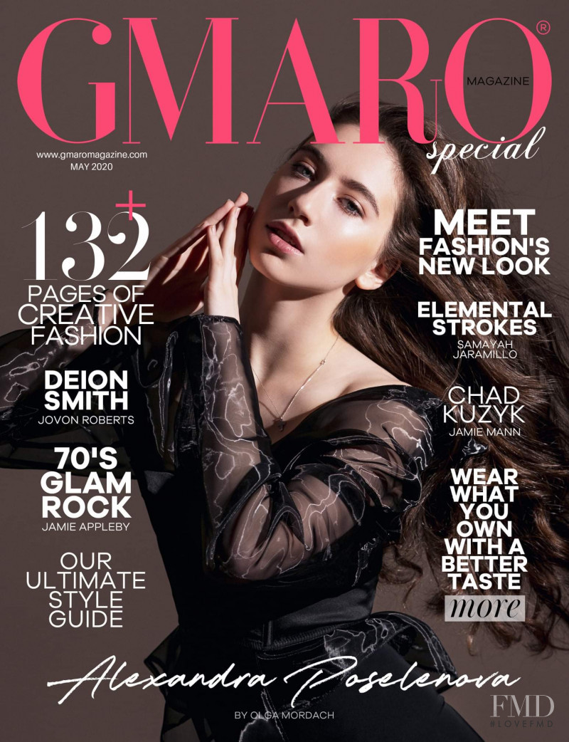 Alexandra Poselenova featured on the Gmaro Magazine cover from May 2020