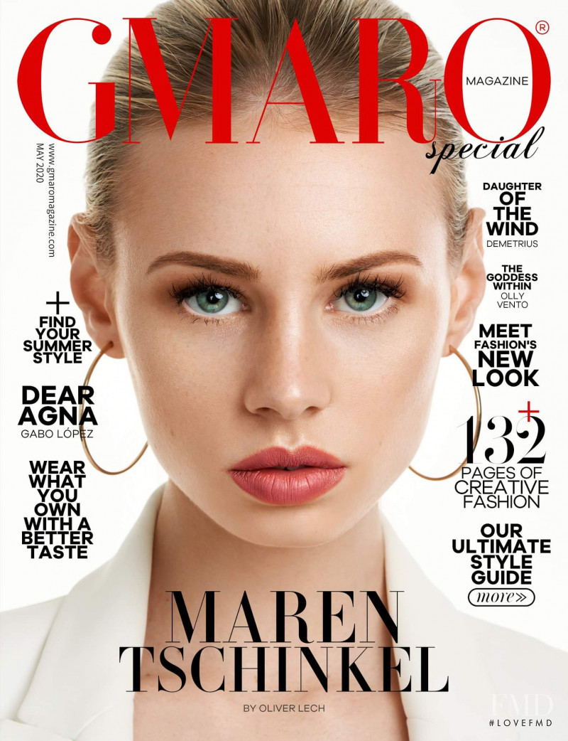 Maren Tschinkel featured on the Gmaro Magazine cover from May 2020