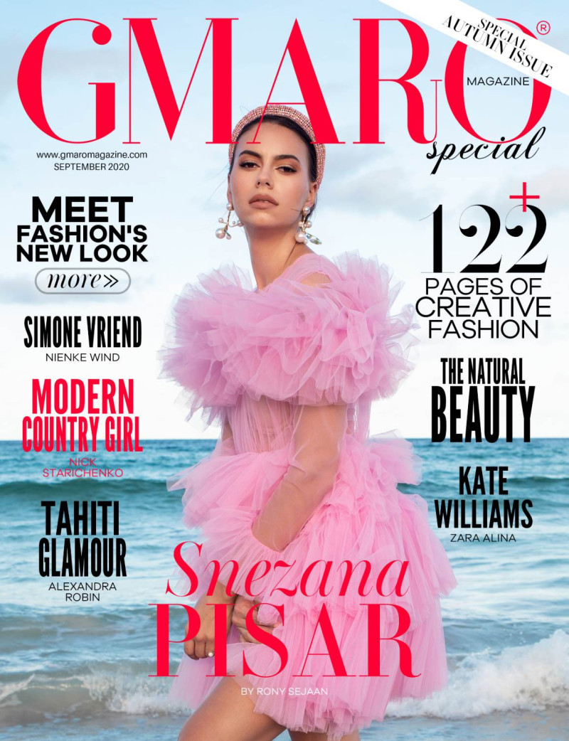 Snezana Pisar featured on the Gmaro Magazine cover from September 2020