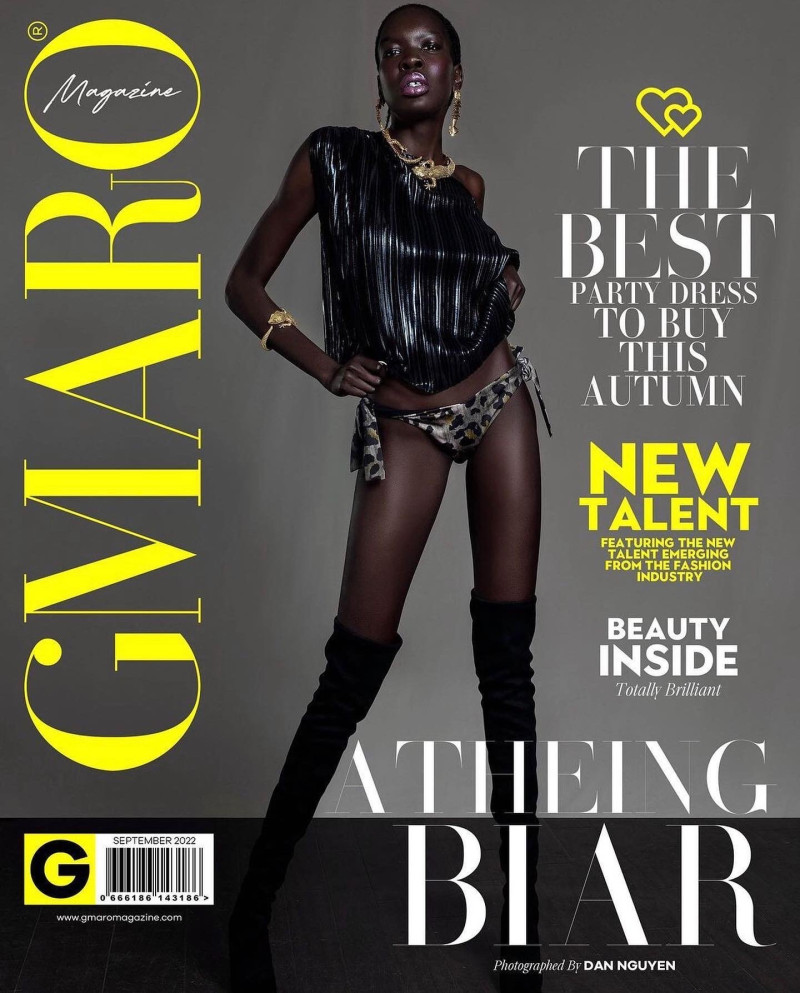 Atheing Biar featured on the Gmaro Magazine cover from September 2022