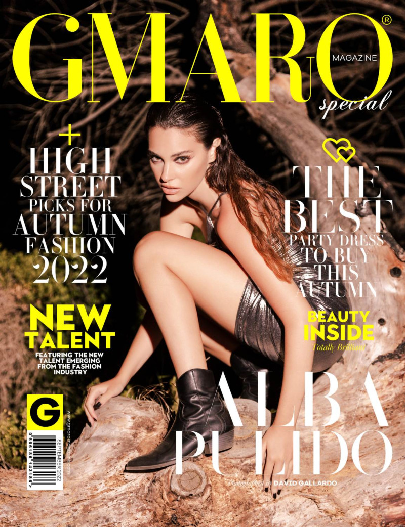 Alba Pulido featured on the Gmaro Magazine cover from September 2022