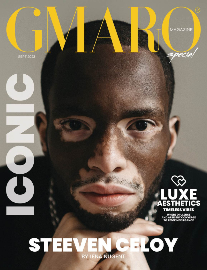 Steeven Celoy featured on the Gmaro Magazine cover from September 2023