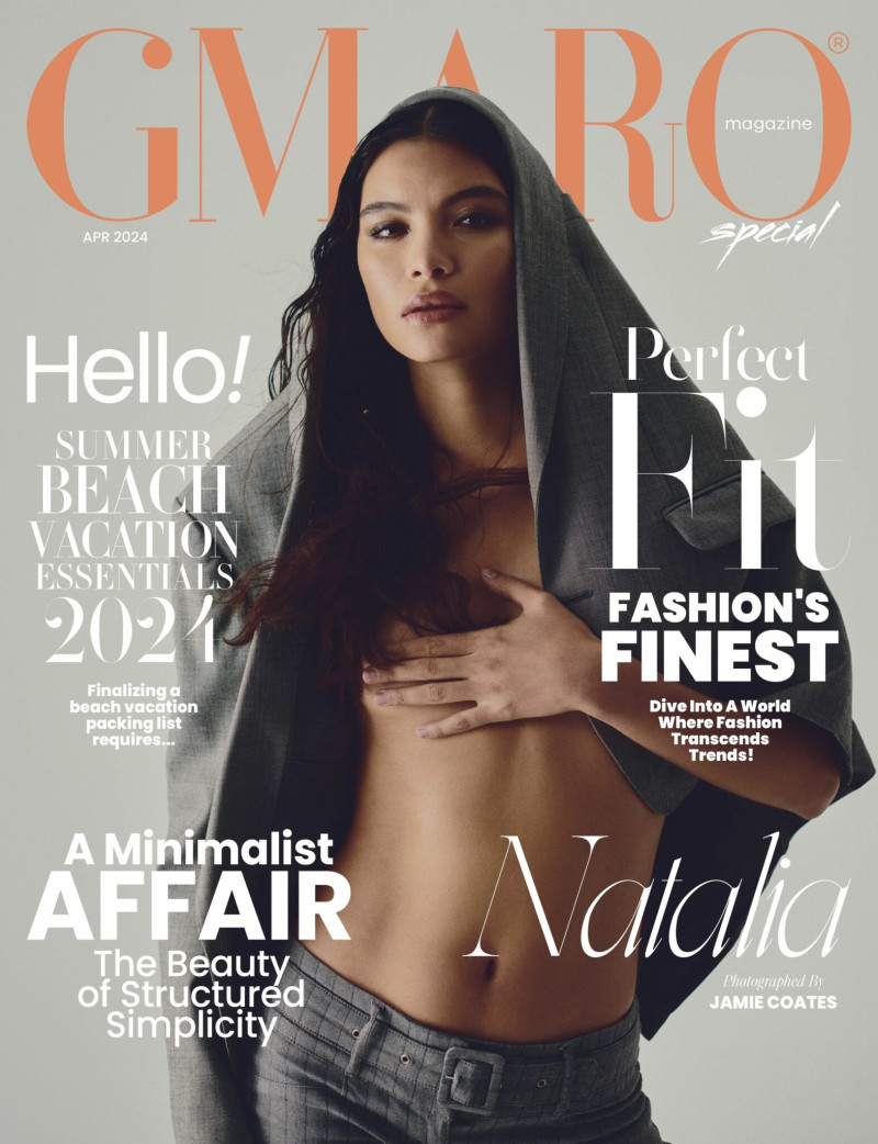 Natalia Rodriguez featured on the Gmaro Magazine cover from April 2024