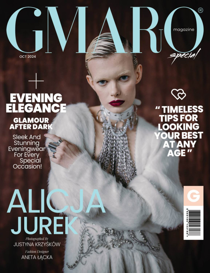 Alicja Jurek featured on the Gmaro Magazine cover from October 2024