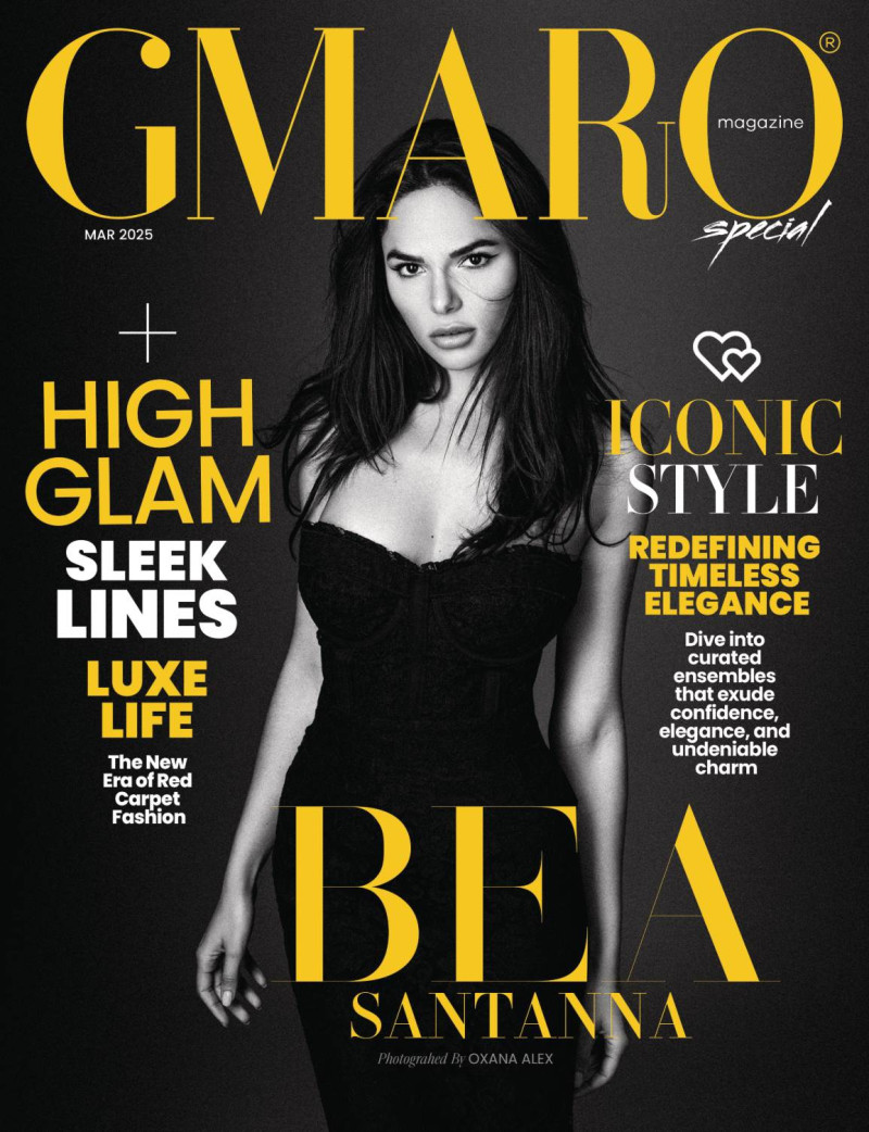 Bea Santana featured on the Gmaro Magazine cover from March 2025