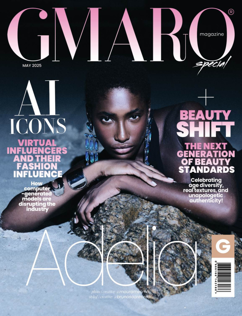 Adelia Soares featured on the Gmaro Magazine cover from May 2025