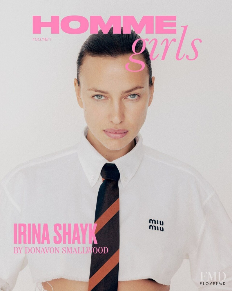Irina Shayk featured on the Homme Girls cover from June 2022