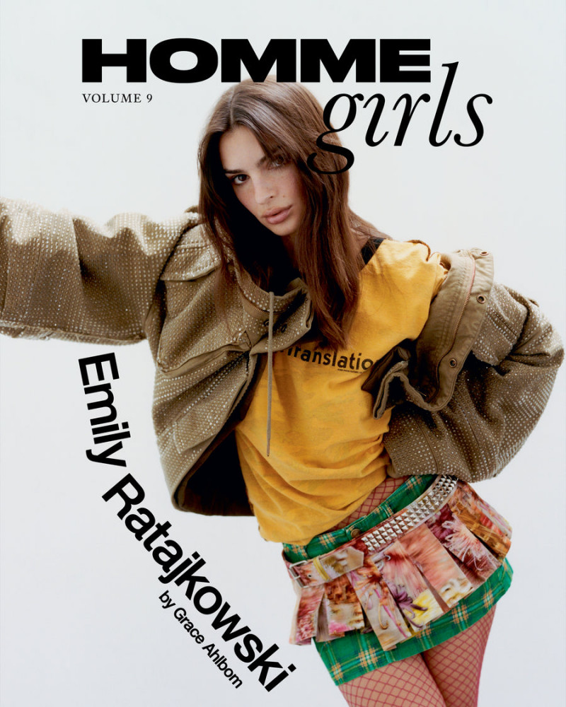 Emily Ratajkowski featured on the Homme Girls cover from March 2023
