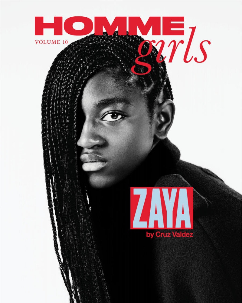 Zaya Wade featured on the Homme Girls cover from September 2023