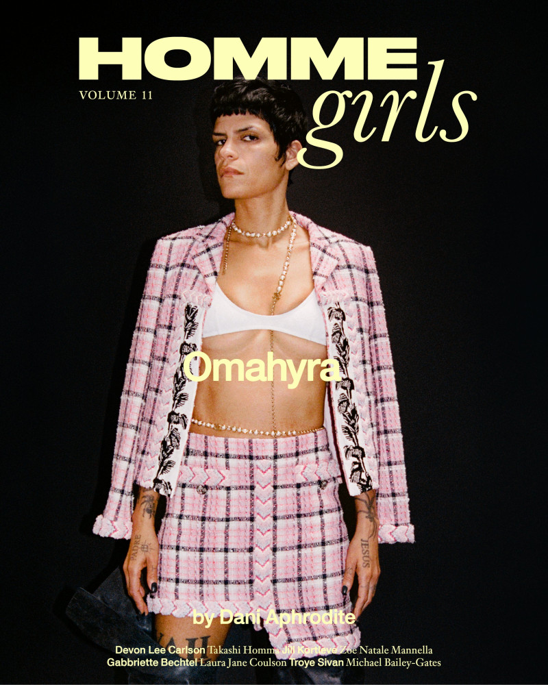 Omahyra Mota featured on the Homme Girls cover from March 2024