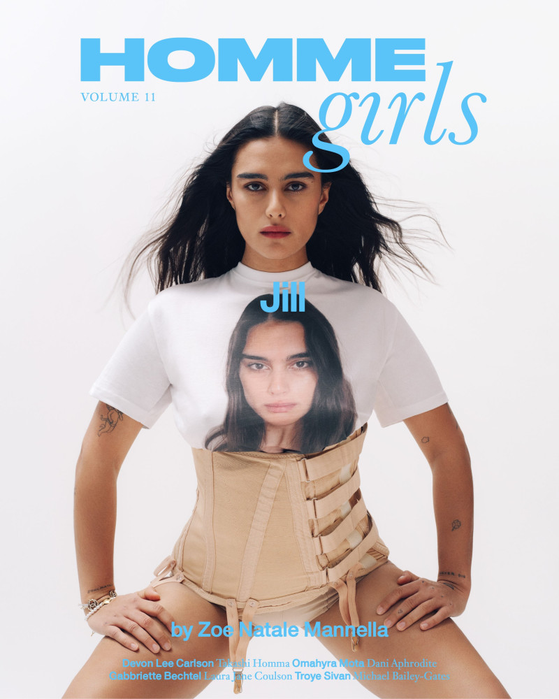 Jill Kortleve featured on the Homme Girls cover from March 2024