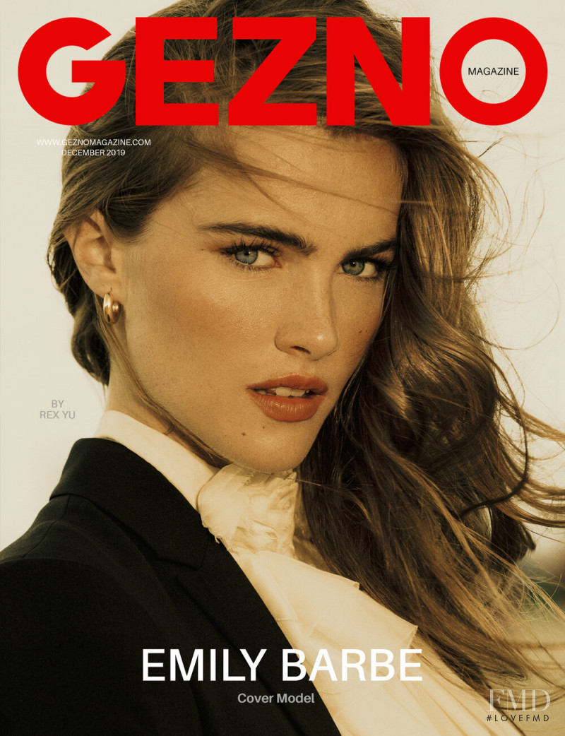 Emily Barbe featured on the Gezno cover from December 2019