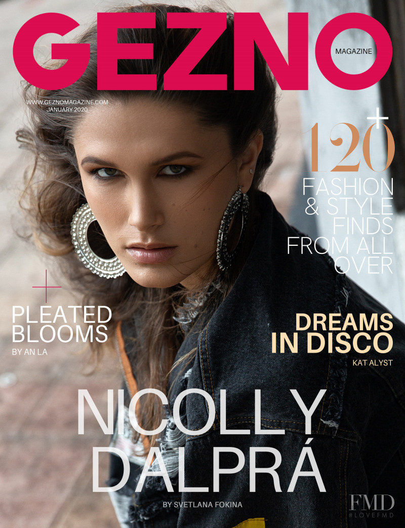 Nicolly Dalpra featured on the Gezno cover from January 2020