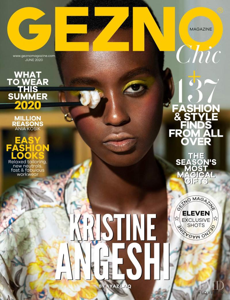 Kristine Angeshi featured on the Gezno cover from June 2020