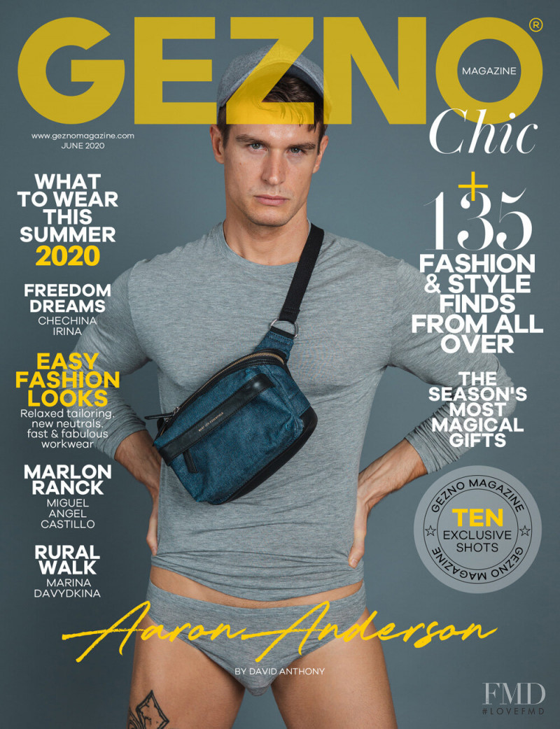 Aaron Anderson featured on the Gezno cover from June 2020