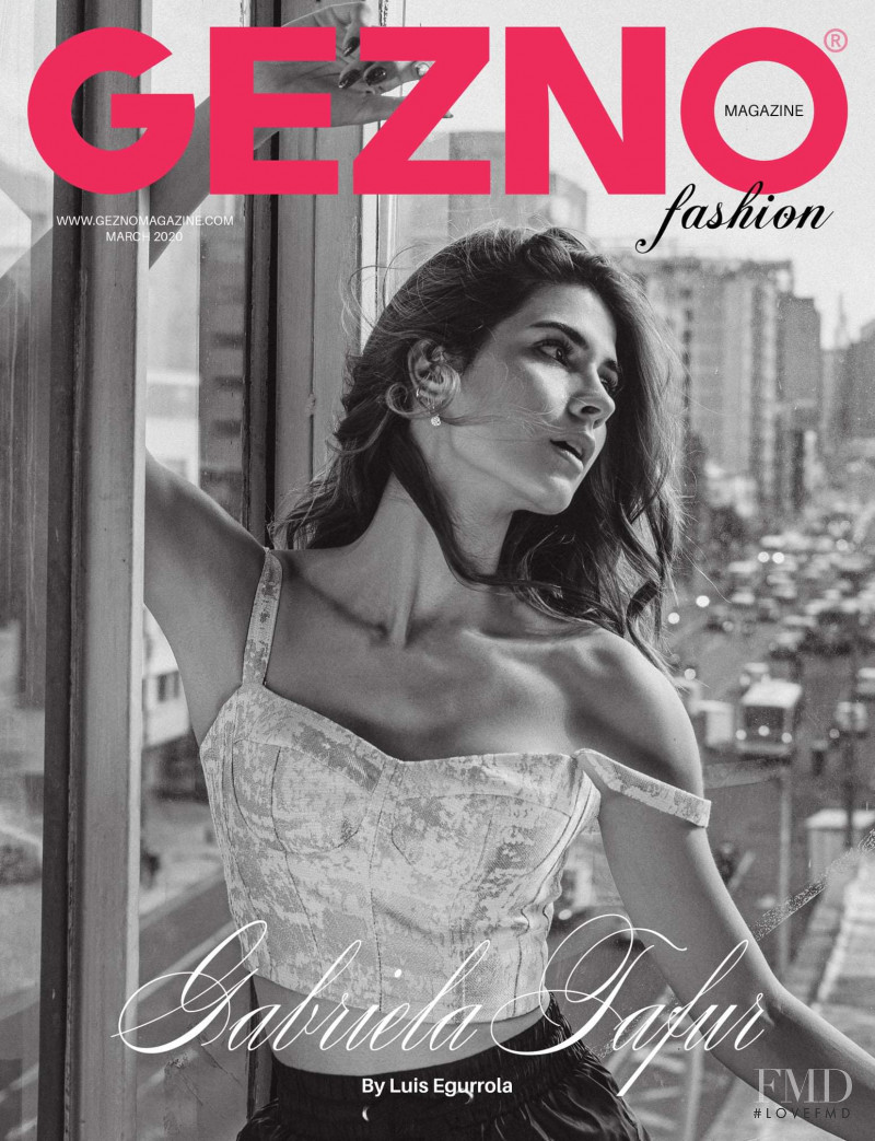 Gabriela Tafur featured on the Gezno cover from March 2020