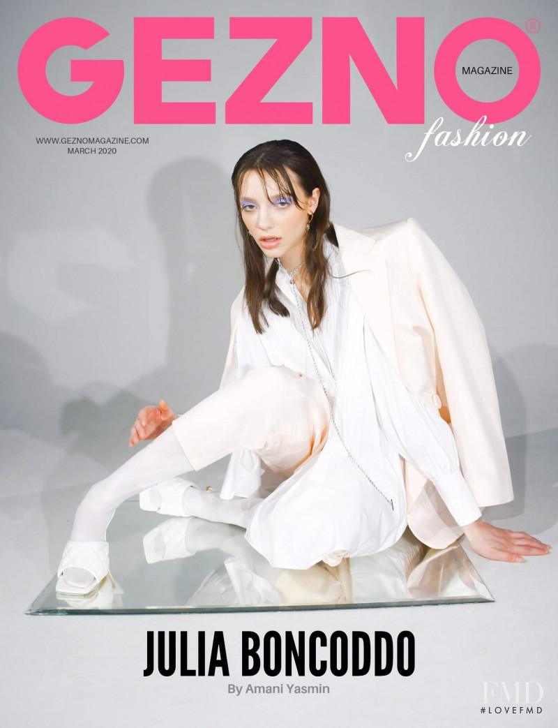 Julia Boncoddo featured on the Gezno cover from March 2020