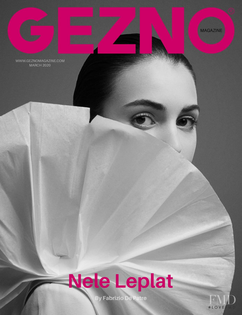 Nele Leplat featured on the Gezno cover from March 2020