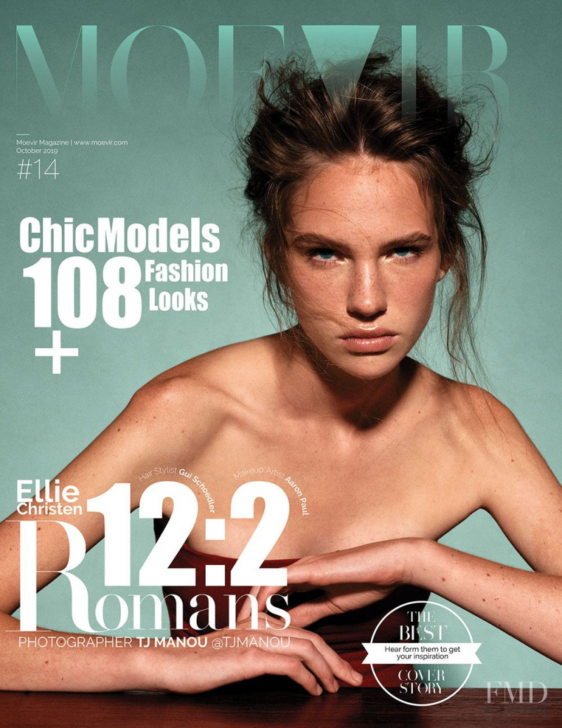 Ellie Christen featured on the Moevir cover from October 2019