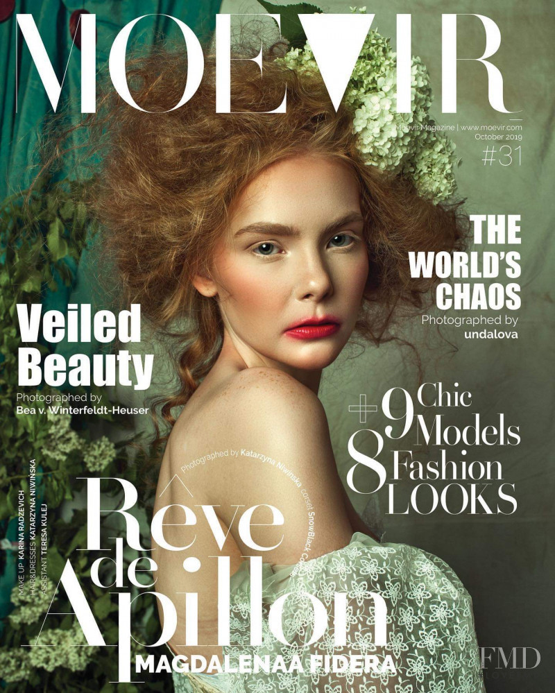 Magdalena Fidera featured on the Moevir cover from October 2019