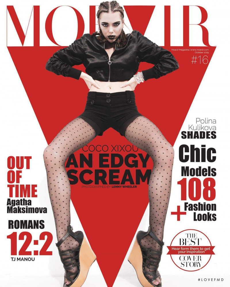Coco Xixou featured on the Moevir cover from October 2019