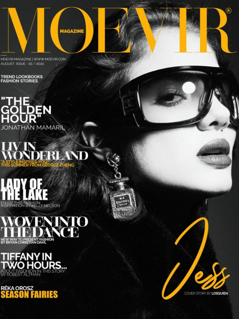 Jess Salgado featured on the Moevir cover from August 2021