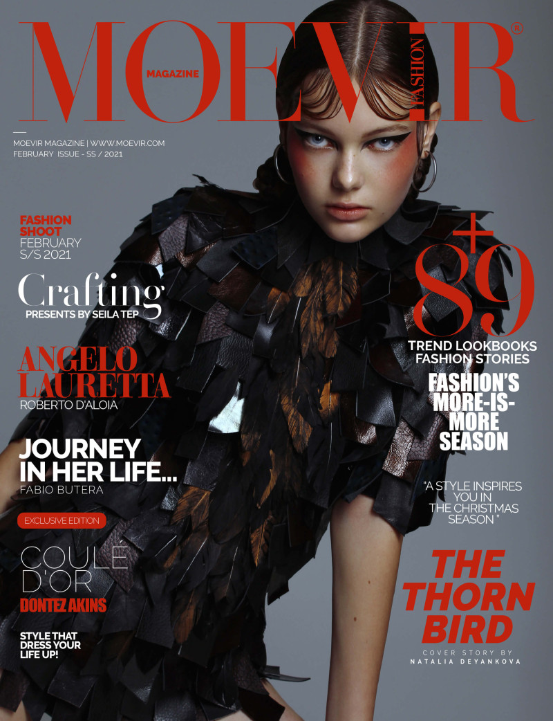 Anastasia Nazarova featured on the Moevir cover from February 2021