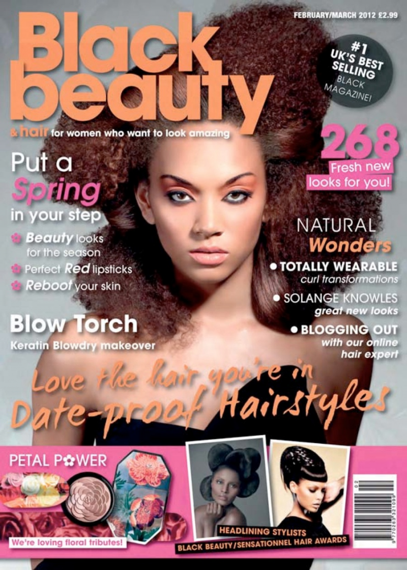  featured on the Black Beauty & Hair cover from February 2012