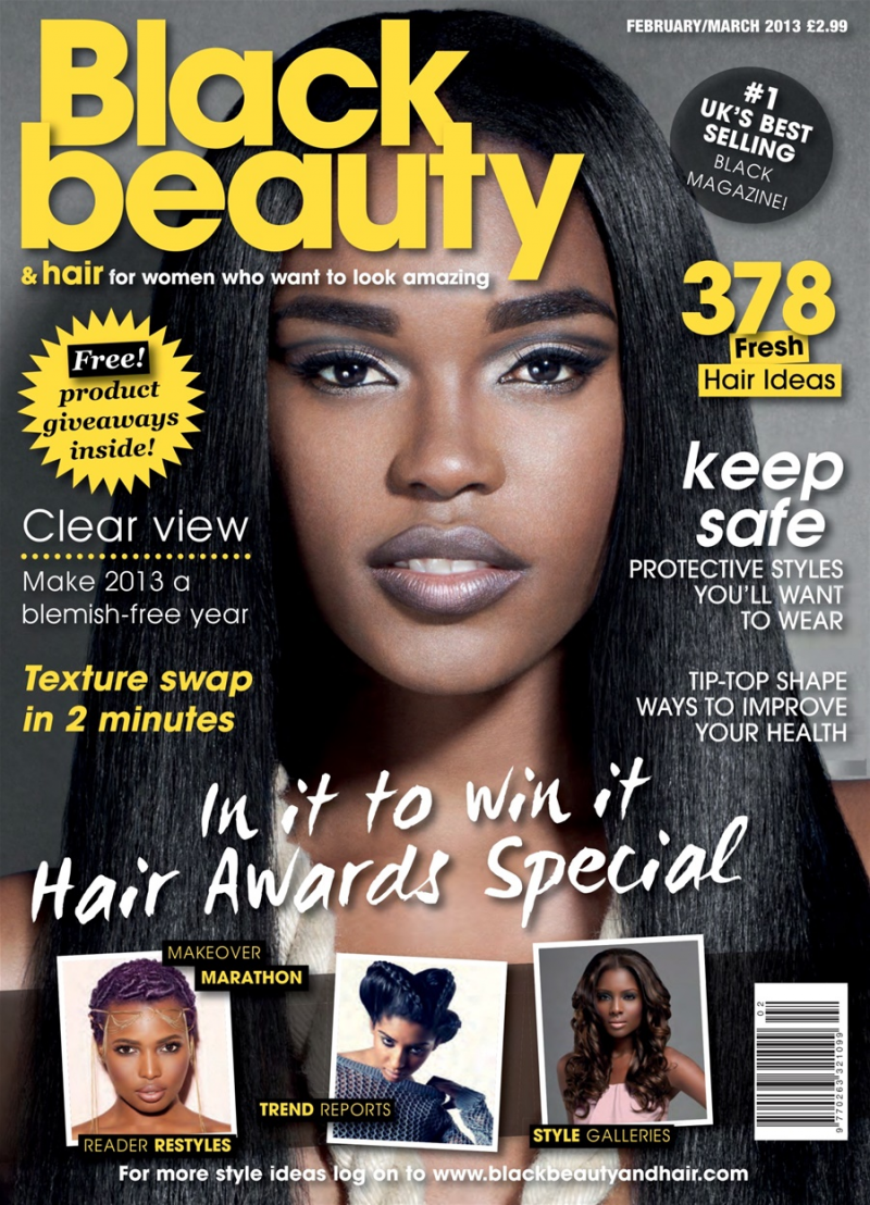  featured on the Black Beauty & Hair cover from February 2013