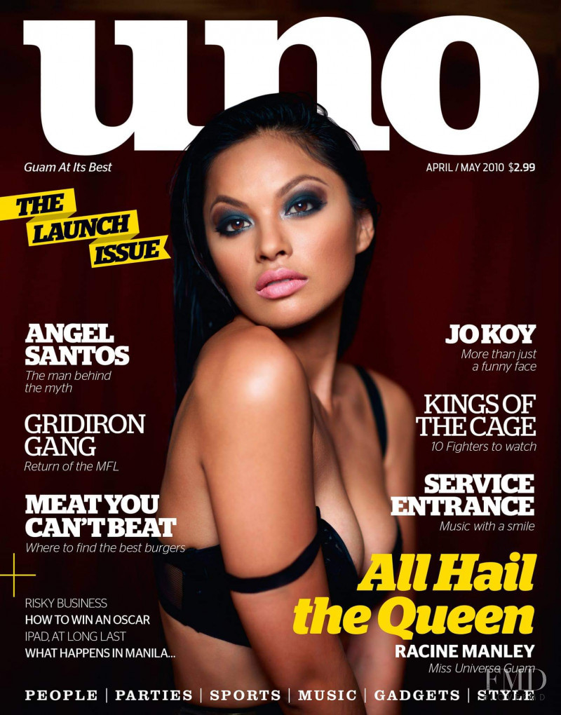 Racine Manley featured on the Uno Guam cover from April 2010