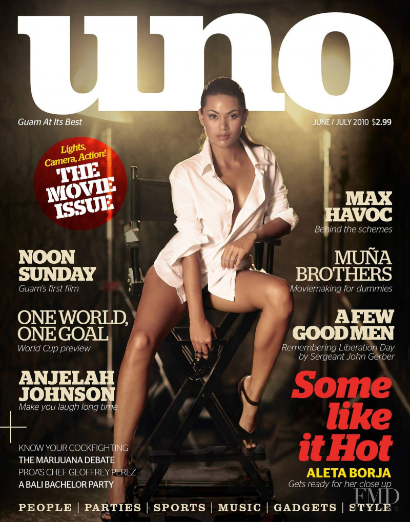 Aleta Borja featured on the Uno Guam cover from June 2010
