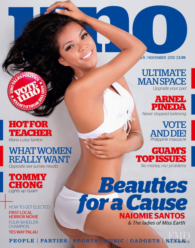 Naiomie Santos featured on the Uno Guam cover from October 2010