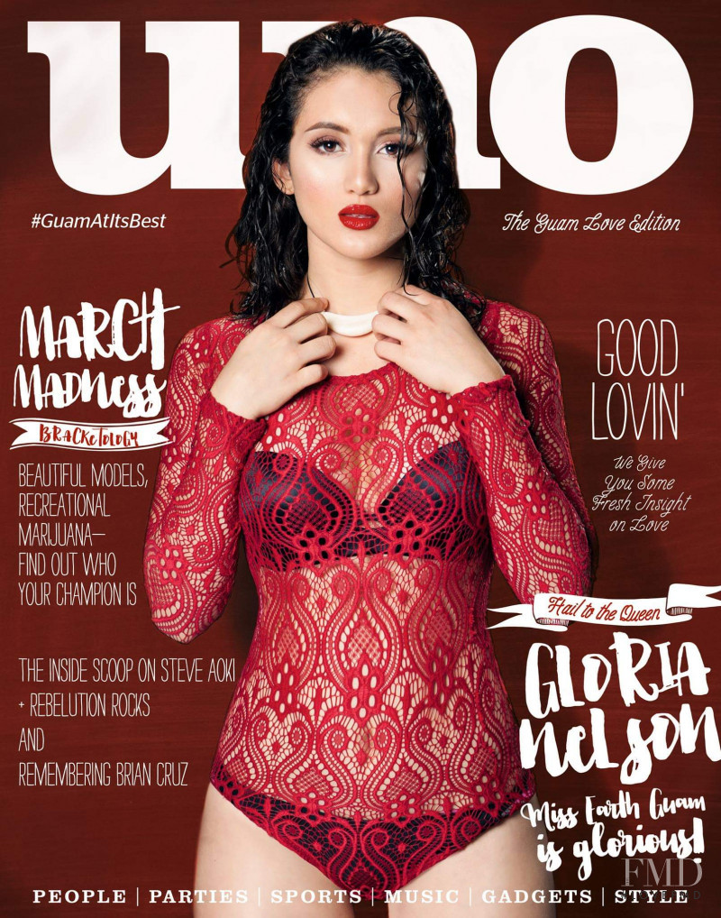 Gloria Nelson featured on the Uno Guam cover from February 2017