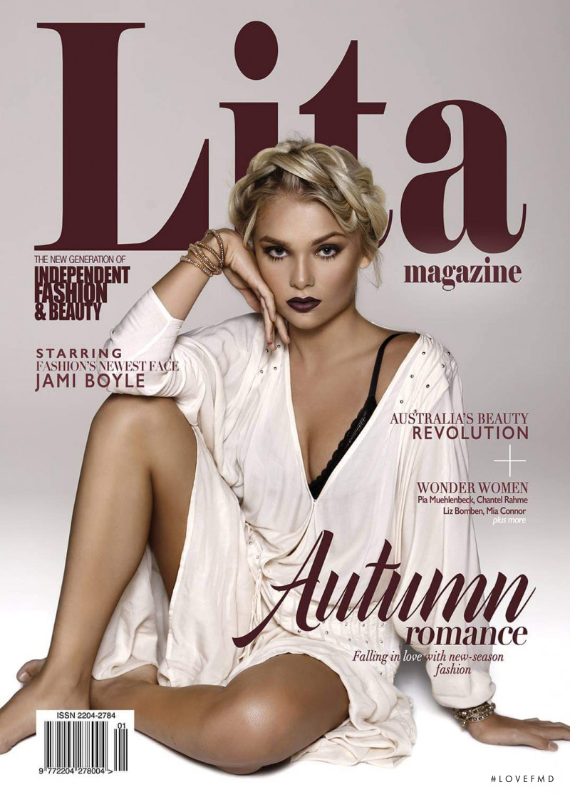 Jami Boyle featured on the Lita Magazine cover from April 2016