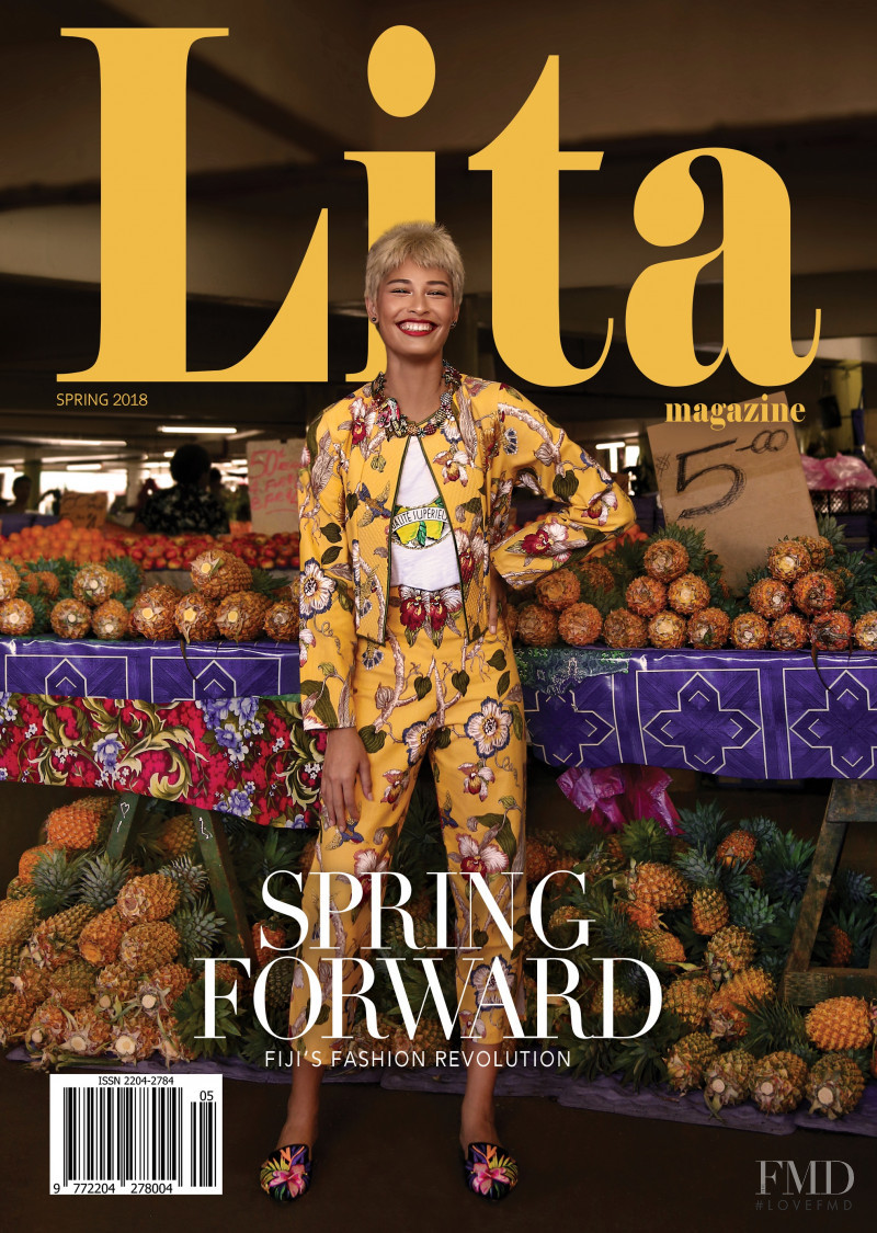 Jorja Naidu featured on the Lita Magazine cover from March 2018
