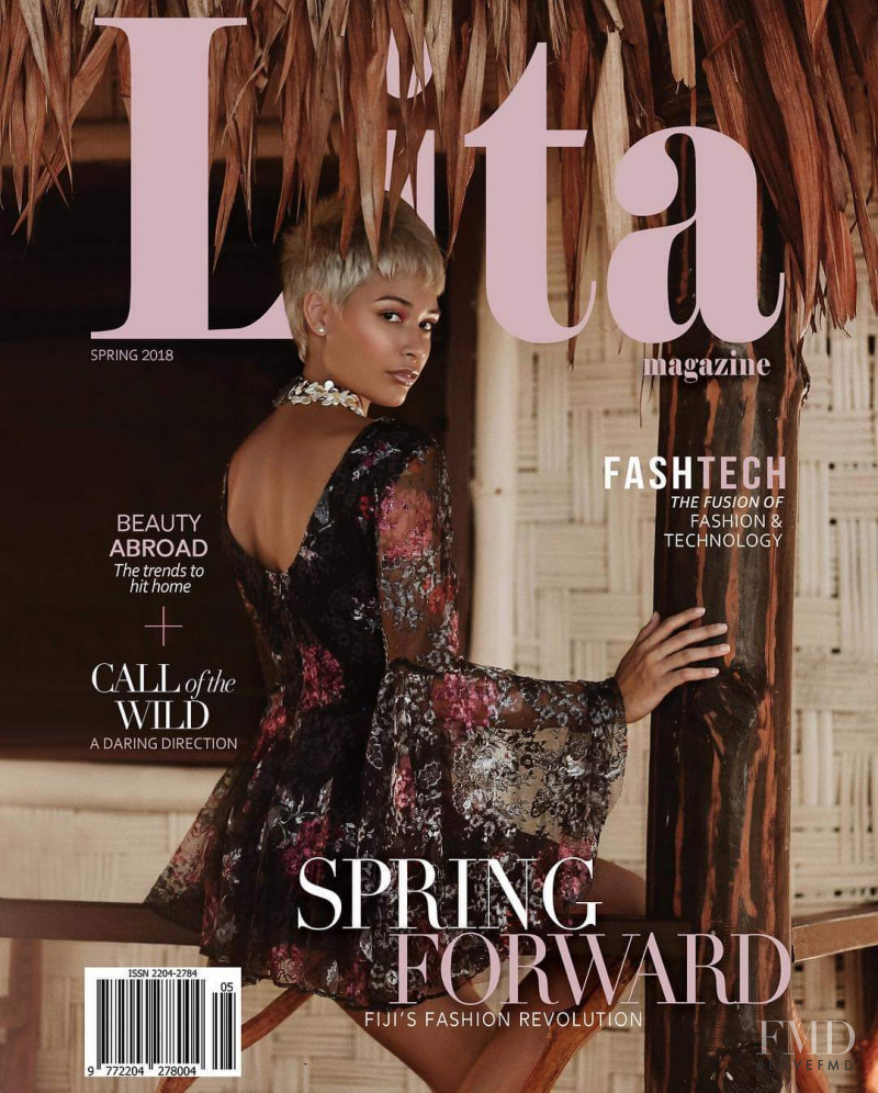 Jorja Naidu featured on the Lita Magazine cover from March 2018