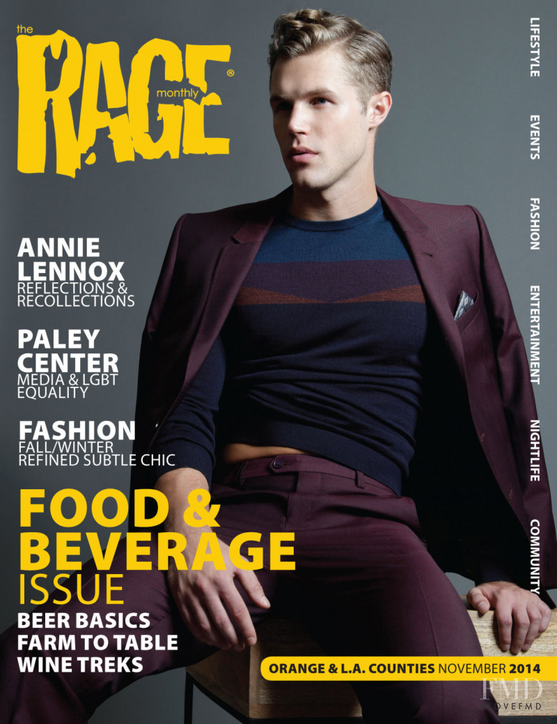 Brett Kallio featured on the The Rage Monthly cover from November 2014