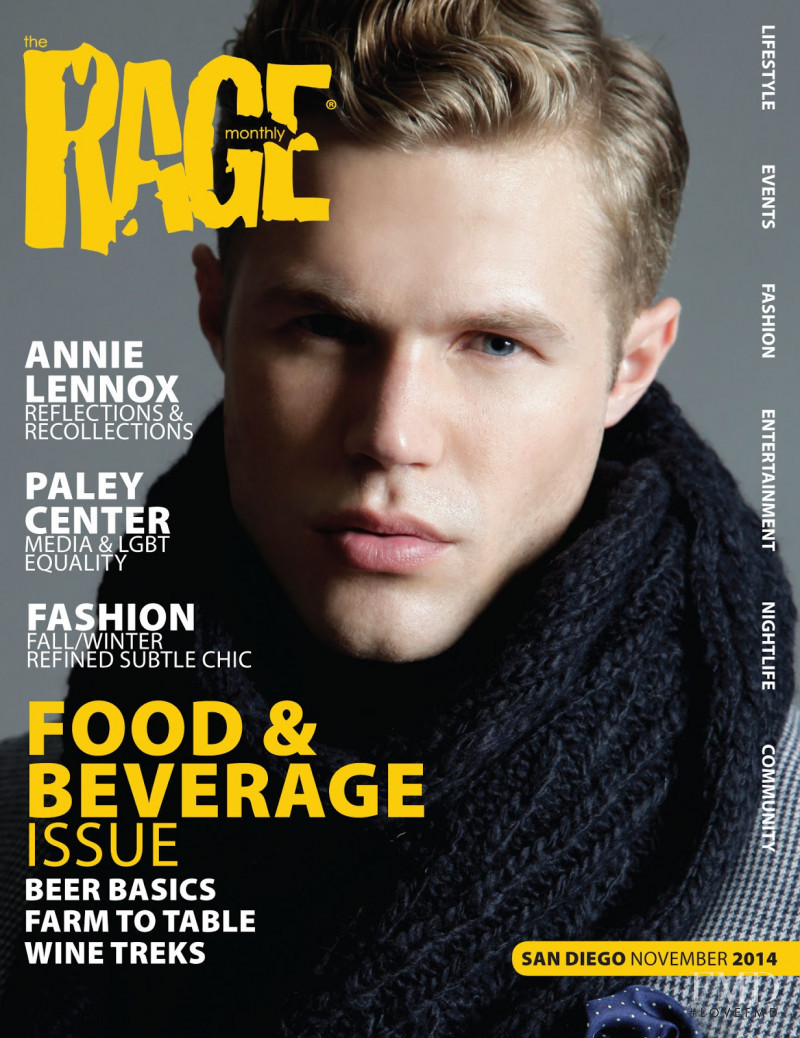Brett Kallio featured on the The Rage Monthly cover from November 2014