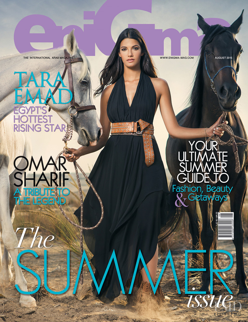 Tara Emad featured on the Enigma cover from August 2015